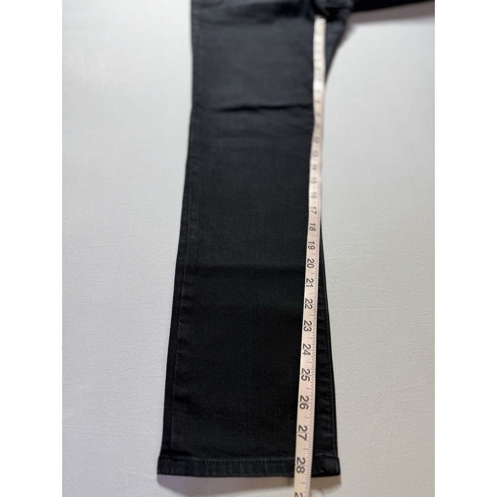 Express Mens Skinny Jeans Black Solid Denim 5-Pocket Zip Button Regular Fit - Picture 5 of 8